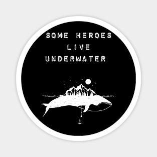 Underwater heroes Magnet